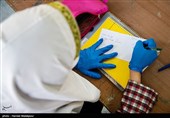 بازگشایی موقت مدارس جهت رفع اشکال دانش آموزان پس از شیوع کرونا - دبستان دخترانه سیدان