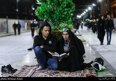 احیا شب بیست و سوم ماه مبارک رمضان در مجاورات بارگاه ملکوتی حضرت علی بن موسی الرضا (ع)