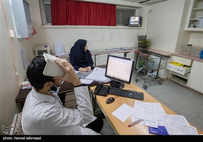 احیای شب بیست و سوم ماه مبارک رمضان با حضور کادر درمانی بیمارستان بعثت