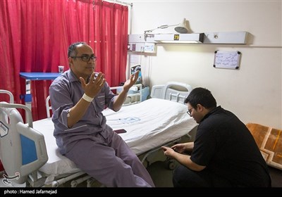احیای شب بیست و سوم ماه مبارک رمضان با حضور بیماران بیمارستان بعثت