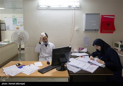 احیای شب بیست و سوم ماه مبارک رمضان با حضور کادر درمانی بیمارستان بعثت