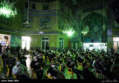 مراسم احیای شب بیست و سوم ماه رمضان در مسجد الشهدا