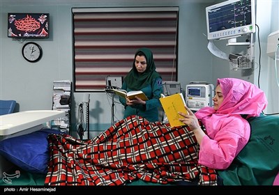 احیای شب بیست و سوم ماه رمضان در بیمارستان نکوئی - قم