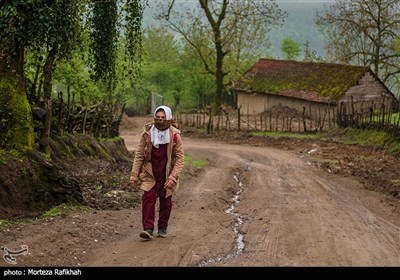 زیبا به سمت خانه مهدی همکلاسی اش حرکت میکند تا از آنجا با معلم مسیر مدرسه را پیاده طی کنند