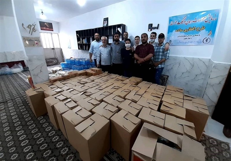 توزیع 1000 بسته افطاری ساده بین نیاز مندان در کرج