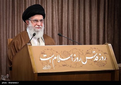 سخنرانی تلویزیونی حضرت آیت‌الله خامنه‌ای رهبر معظم انقلاب اسلامی به مناسبت روز جهانی قدس
