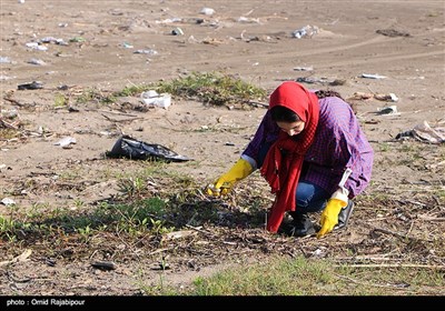 پاکسازی ساحل رضامحله کلاچای گیلان