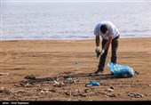 1.5 تُن زباله از سواحل گردشگری قشم جمع‌آوری شد