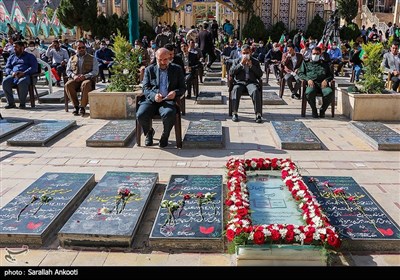 مراسم بزرگداشت روز قدس در گلزار شهدای کرمان