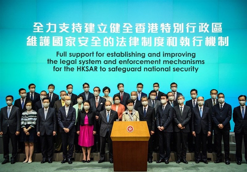 حمایت سیاستمداران هنگ کنگی از طرح پیشنهادی چین