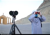 استهلال ماه شوال در قم به روایت تصویر