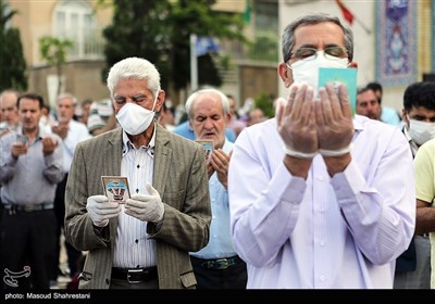 اقامه نماز عید فطر - مسجد صاحب الزمان(عج) سعادت آباد