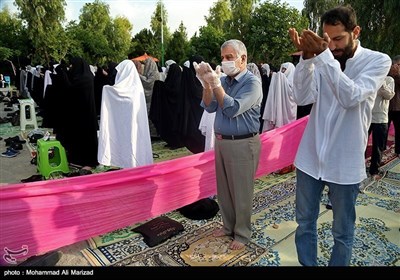 Iranians Attend Eid al-Fitr Prayers across Iran