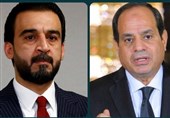گفت‌وگوی السیسی و الحلبوسی درباره تقویت روابط عراق و مصر