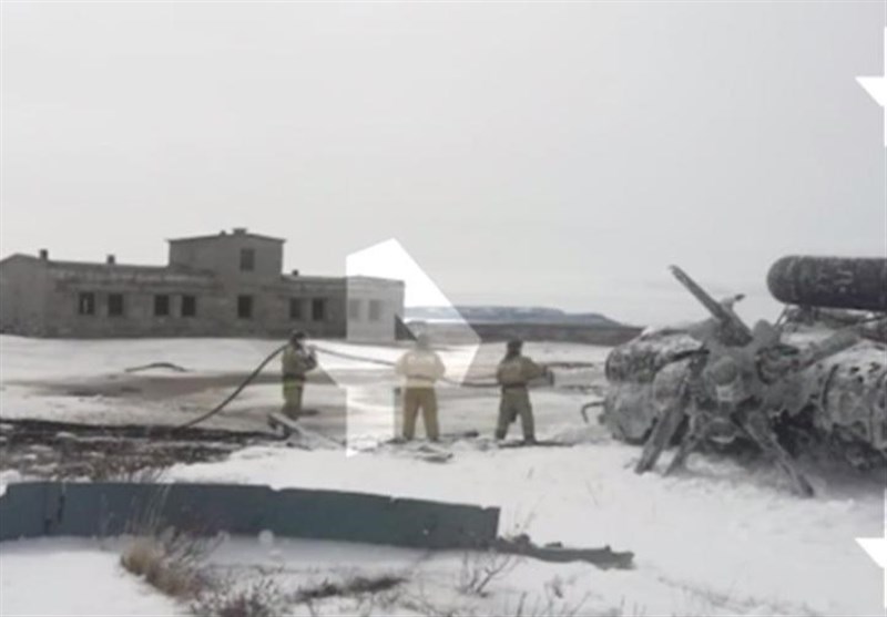 کشته شدن خدمه بالگرد نظامی روسیه در اثر فرود سخت