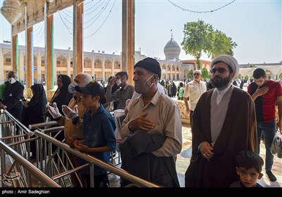 مراسم شکرانه بازگشایی حرم مطهر حضرت شاهچراغ (ع)