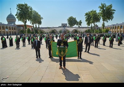 مراسم شکرانه بازگشایی حرم مطهر حضرت شاهچراغ (ع)