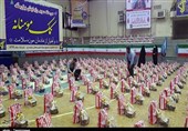 ادامه ‌کمک‌های مومنانه در اصفهان / توزیع 1100 بسته معیشتی کانون مداحان بین نیازمندان + فیلم