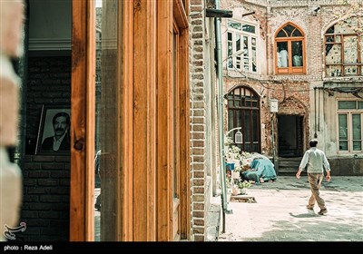 حیاط های بازار تاریخی تبریز