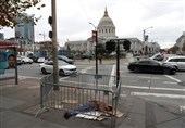 کرونا در آمریکا|افزایش 3 برابری مرگ بی‌خانمان‌ها در سانفرانسیکو +تصاویر