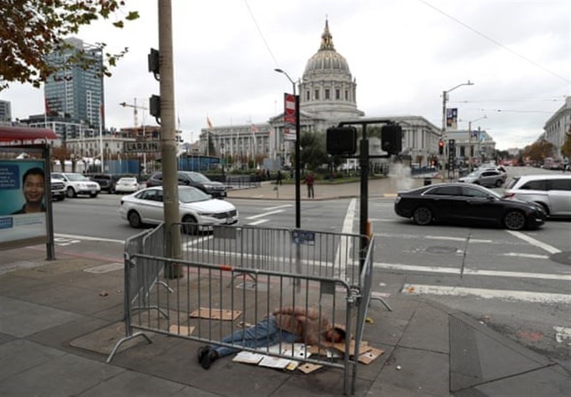 کرونا در آمریکا|افزایش 3 برابری مرگ بی‌خانمان‌ها در سانفرانسیکو +تصاویر