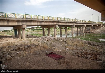 آلودگی زیست محیطی رودخانه قره سو - کرمانشاه