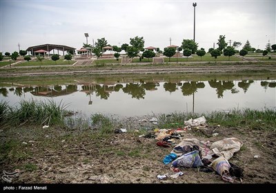 آلودگی زیست محیطی رودخانه قره سو - کرمانشاه