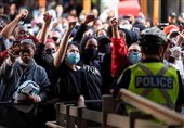 فیلم|تظاهرات گسترده علیه نژادپرستی پلیس آمریکا در نیوزیلند