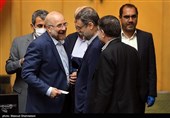 محمدباقر قالیباف رئیس مجلس شورای اسلامی و قاضی زاده هاشمی