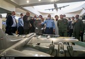  سردار بهمن کارگر رئیس بنیاد حفظ آثار و نشر ارزش‌های دفاع مقدس و امیر عزیز نصیرزاده فرمانده نیروی هوایی ارتش  در مراسم افتتاحیه موزه هوانوردی و پژوهشکده دفاع مقدس