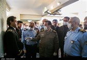  سردار بهمن کارگر رئیس بنیاد حفظ آثار و نشر ارزش‌های دفاع مقدس و امیر عزیز نصیرزاده فرمانده نیروی هوایی ارتش  در مراسم افتتاحیه موزه هوانوردی و پژوهشکده دفاع مقدس