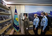  سردار بهمن کارگر رئیس بنیاد حفظ آثار و نشر ارزش‌های دفاع مقدس و امیر عزیز نصیرزاده فرمانده نیروی هوایی ارتش  در مراسم افتتاحیه موزه هوانوردی و پژوهشکده دفاع مقدس