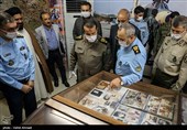  سردار بهمن کارگر رئیس بنیاد حفظ آثار و نشر ارزش‌های دفاع مقدس و امیر عزیز نصیرزاده فرمانده نیروی هوایی ارتش  در مراسم افتتاحیه موزه هوانوردی و پژوهشکده دفاع مقدس