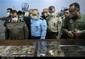  سردار بهمن کارگر رئیس بنیاد حفظ آثار و نشر ارزش‌های دفاع مقدس و امیر عزیز نصیرزاده فرمانده نیروی هوایی ارتش  در مراسم افتتاحیه موزه هوانوردی و پژوهشکده دفاع مقدس