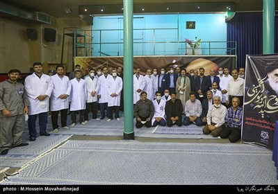 تجدید میثاق کادر درمان بیمارستان جماران با امام(ره) با حضور در حسینیه جماران