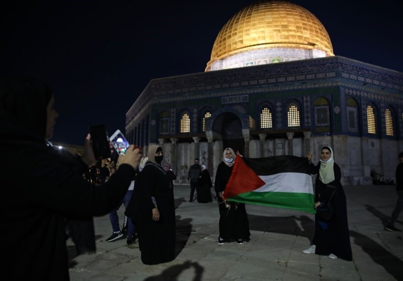 آخرین تحولات فلسطین| حضور گسترده فلسطینی‌ها در مسجدالاقصی/ پیام سخنگوی قسام خطاب به اهالی قدس