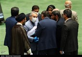 محمدباقر نوبخت رئیس سازمان برنامه و بودجه در جلسه علنی مجلس شورای اسلامی 