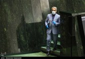 محمدباقر نوبخت رئیس سازمان برنامه و بودجه در جلسه علنی مجلس شورای اسلامی 