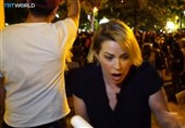 مجروح شدن خبرنگاران «تی‌آر‌تی ورلد» ترکیه در جریان پوشش اعتراضات آمریکا