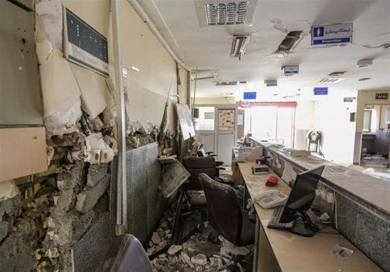 روند کُند مقاوم‌سازی بیمارستان تخریب شده اسلام آباد غرب در زلزله کرمانشاه