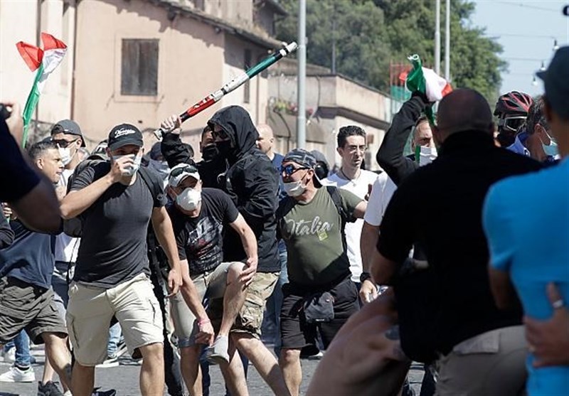 تظاهرات در رم در اعتراض به ناکارآمدی دولت ایتالیا