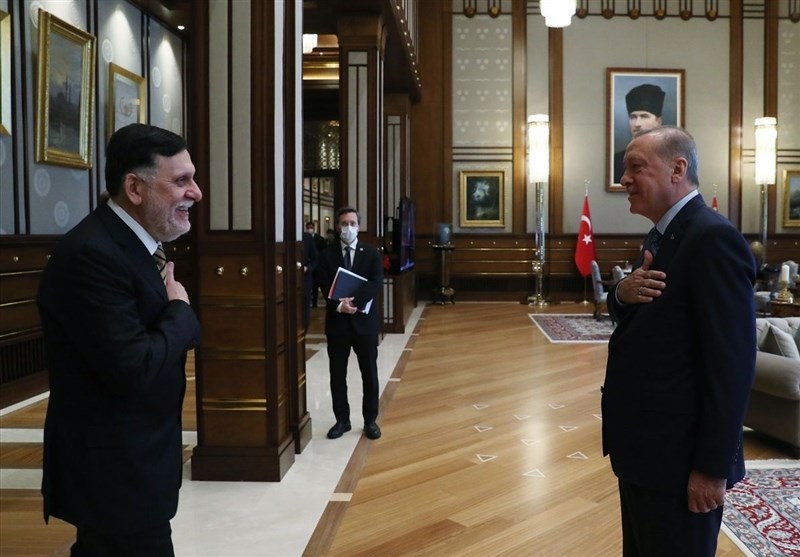 گفت‌وگوی تلفنی اردوغان با نخست وزیر ایتالیا و دیدار با فائز سراج در استانبول