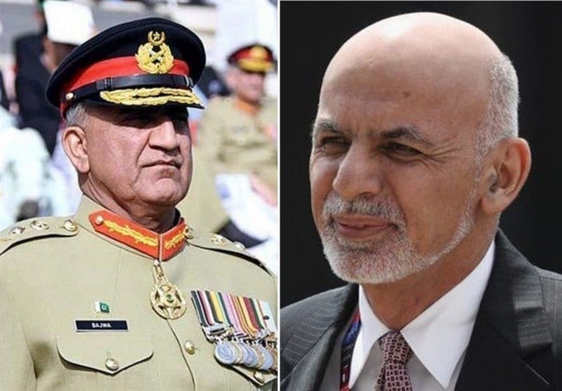 پاک فوج کے سربراہ کابل پہنچ گئے، صدر اشرف غنی سے ملاقات
