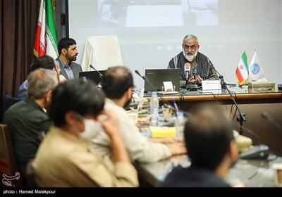 سخنرانی سردار محمدرضا نقدی معاون هماهنگ‌کننده سپاه در کنفرانس بین‌المللی آوردگاه کرونا