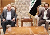 دیدار و گفت‌وگوی روسای پارلمان عراق و سازمان حشد شعبی