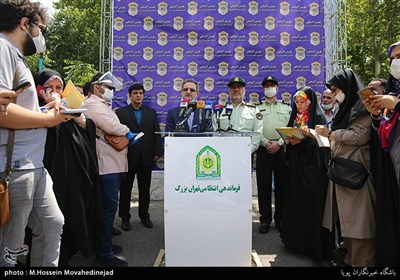 سردار رحیمی رئیس پلیس پایتخت و محسنی بندپی استاندار تهران