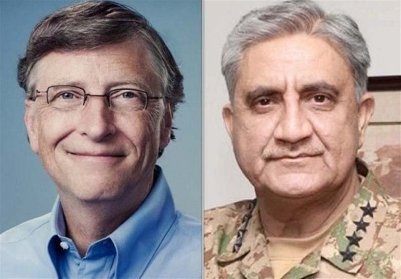 تماس تلفنی بیل گیتس و فرمانده ستاد ارتش پاکستان
