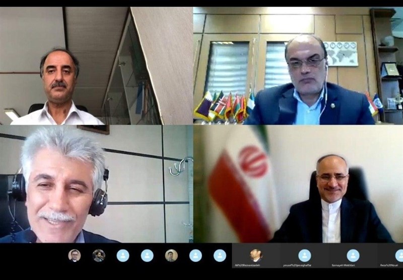 برگزاری نشست ویدیویی بررسی راهکارهای ارتقای روابط اقتصادی ایران و قزاقستان