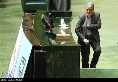 سیدعباس صالحی وزیر ارشاد در جلسه علنی مجلس شورای اسلامی
