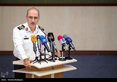 سخنرانی سردار محمدحسین حمیدی رئیس پلیس جدید راهور تهران بزرگ